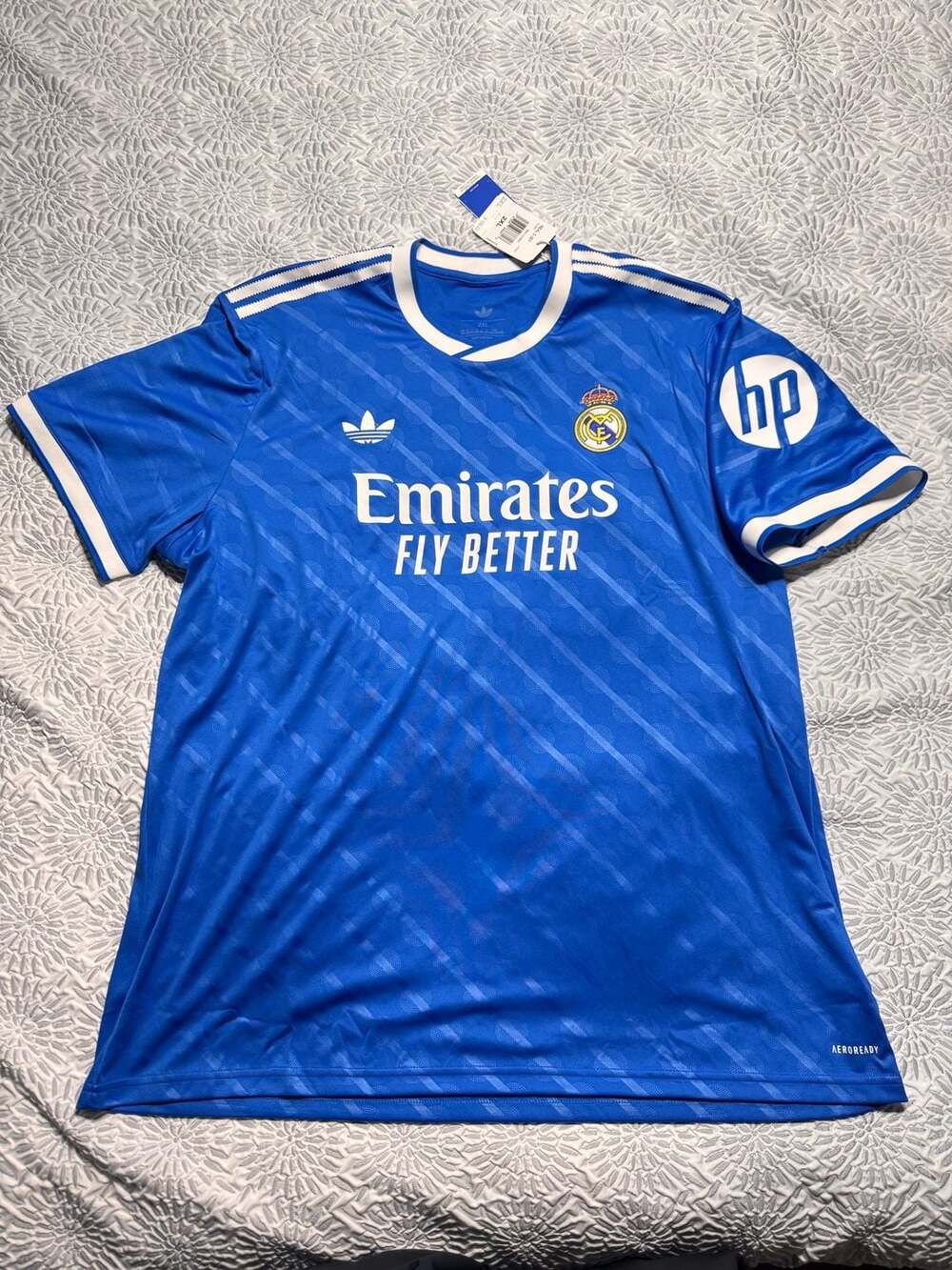 Adidas Real Madrid 2025/26 Third Jersey Blue Men’s XXL JV5845